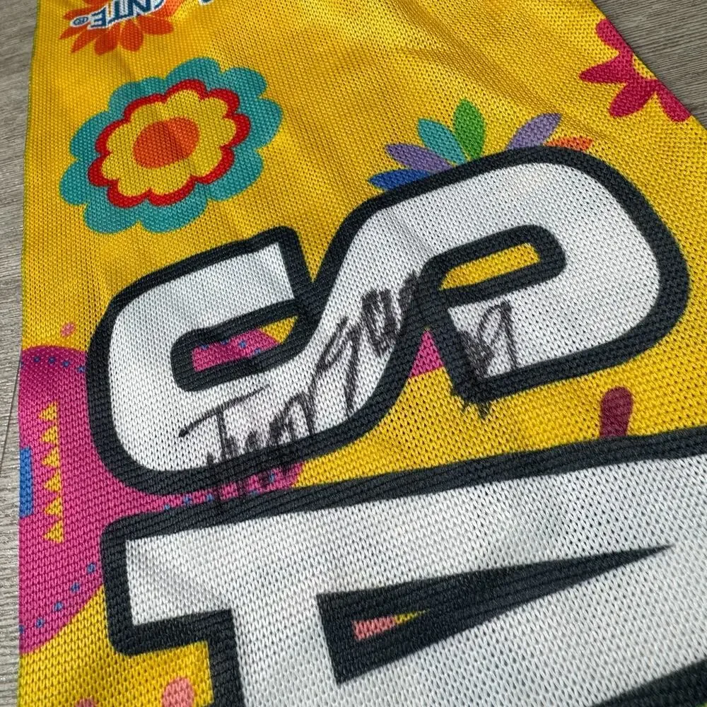 San Diego Sockers Signed Soccer Scarf Day of The Dead Dias De Los Muertos #9